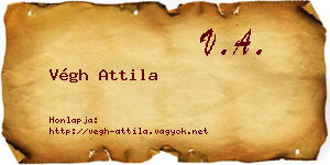 Végh Attila névjegykártya